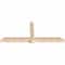 Ekena Millwork Eugene Smooth Timber Gable Bracket, Douglas Fir, 96"W x 40"H x 5 1/2"D x 5 1/2"F, 10/12 Pitch GBW096X40X0606EUG00SDF - alternate 3
